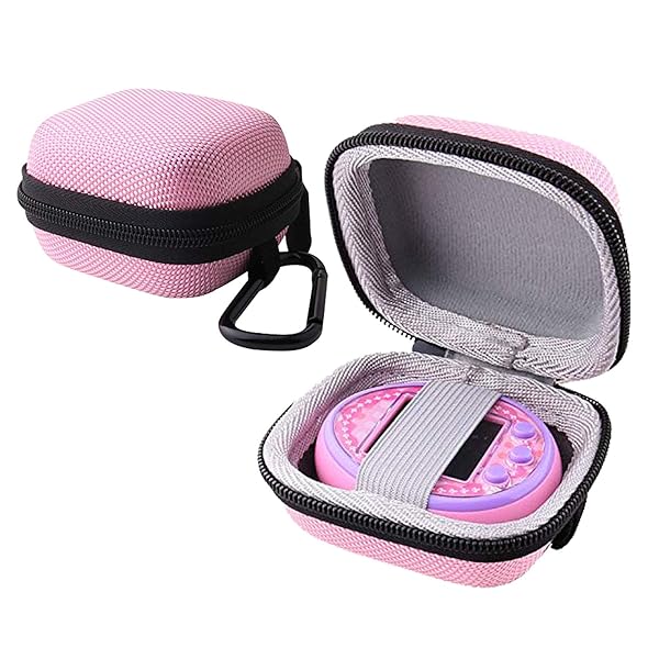 WERJIA Hard Storage Case for Tamagotchi On Interactive Pet Game Pink Durable and Stylish Protection for Your Favorite Toy