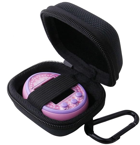 WERJIA Hard Storage Carrying Case for Tamagotchi On Interactive Pet Game Black Durable Protection Travel Accessory