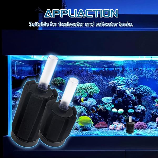 WMYCONGCONG 6 PCS Fish Tank Aquarium Soft Biochemical Sponge Filter Available in 2 Sizes for Optimal Water Quality - Image 7