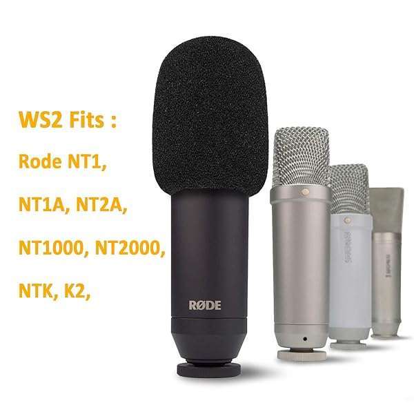 WS2 Microphone Pop Filter & Windscreen for Rode NT1-A, Procaster, NT2-A, K2, NT1000, NT2000 - Enhance Your Sound Quality! - Image 4