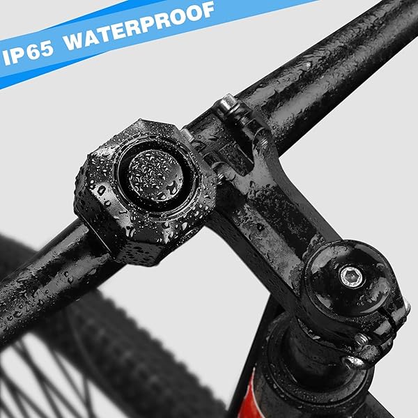 WSDCAM Rechargeable Electric Bike Horn Alarm with Remote, 110dB Loud Bike Horn for Adults Waterproof Bicycle Horn with Vibration Bicycle Alarm Anti - Image 6