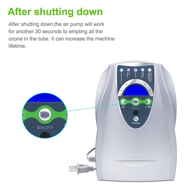 WSTA Portable Ozone Generator: Versatile Ozone Machine with Timer for Home, Office & Hunting - Image 8