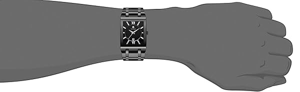 WWOOR Square Watches for Men Stainless Steel Mens Square Watch with Date Original Waterproof Analog Quartz Fashion Business Casual Wristwatch - Image 3