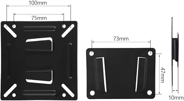 Wall Hung RV TV Wall Mount Bracket for 14-32 Inch LED LCD Flat Screens Solid Support Compact Design - Image 4