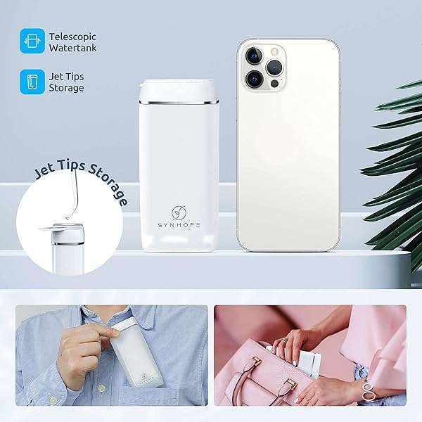 Mini Cordless Water Flosser: Portable Oral Irrigator with 3 Modes & IPX7 Waterproof for Home & Travel Teeth Care - Image 8