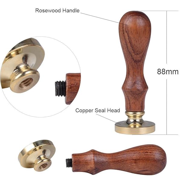 Vintage Harry Potter Hogwarts School Badge Wax Seal Stamp Set with Melting Spoons and Candles for Unique Crafting - Image 5