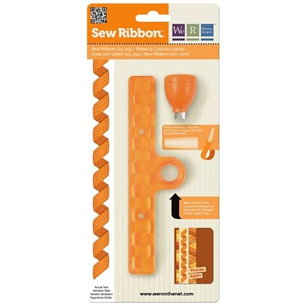Discover Discover the We R Memory Keepers 71212-1 Sew Ribbon Tool: Create Stunning Zig Zag Designs!