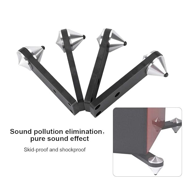 Adjustable 4PCS Stage Speaker Stands for Subwoofer and Speaker Frame Base Audio Suspension Bracket Foot Bracket - Image 2