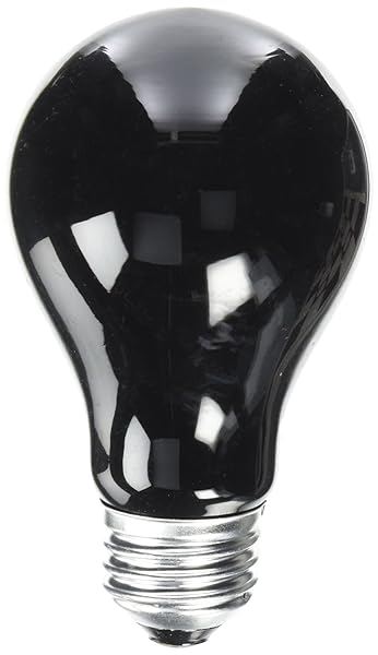 Westinghouse 0392000 Blacklite A19 Light Bulb - 75 Watt, 120 Volt for Vibrant Lighting