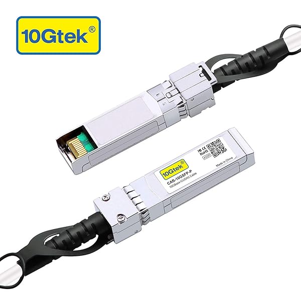 10Gtek White 10G SFP+ DAC Cable 0.5 Meter Twinax for Cisco Ubiquiti D-Link Supermicro Netgear Mikrotik Fortinet - Image 3