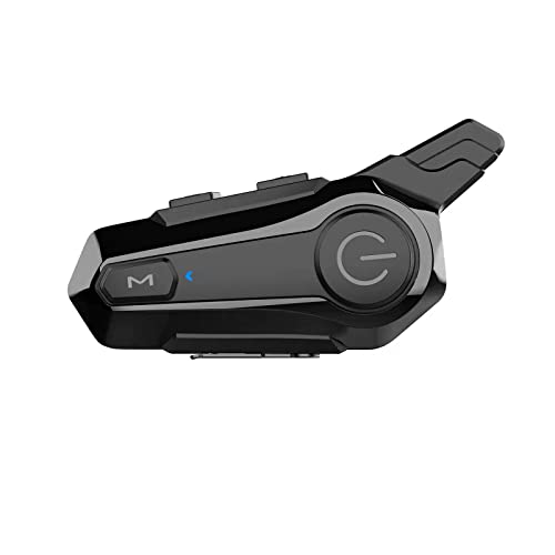 Wipeeyes Wipeeyes E1 Motorcycle Headset: CVC Noise-Canceling, IPX6 Waterproof Intercom for Full Face Helmets