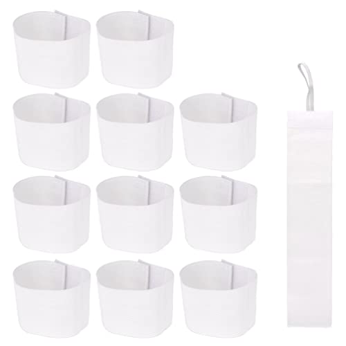 Versatile Wrzbest White Armbands for Soccer, Rugby & Mourning - Perfect for Teams, DIY, Schools & Restaurants