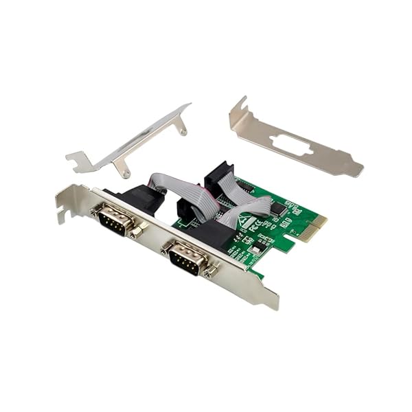 X-MEDIA X-MEDIA XM-PEX-2S PCI-E Dual DB9 Serial Adapter Card - WCH382L Chipset for RS232 Ports