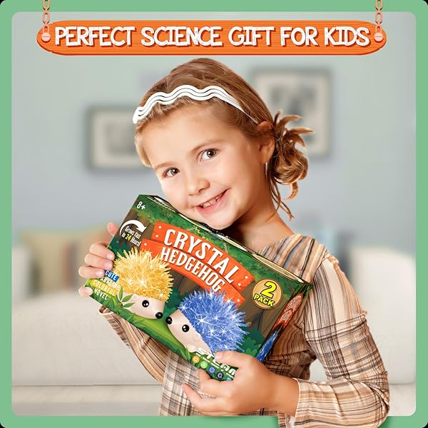 XXTOYS Crystal Growing Kit Vibrant Colored Hedgehog Science Kits for Kids Age 6-8 Great Gifts for Boys and Girls STEM Projects - Image 4