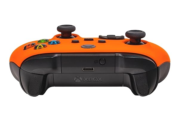 Custom Soft Touch Xbox One Series X/S Controller - Neon Orange, Enhanced Grip & Comfort - Image 6