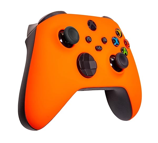 Custom Soft Touch Xbox One Series X/S Controller - Neon Orange, Enhanced Grip & Comfort - Image 9