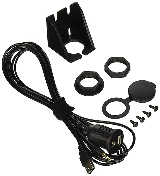 Xtenzi 2M USB & 3.5mm AUX Extension Cable for Car, Bike & Boat - Flush Mount Solution