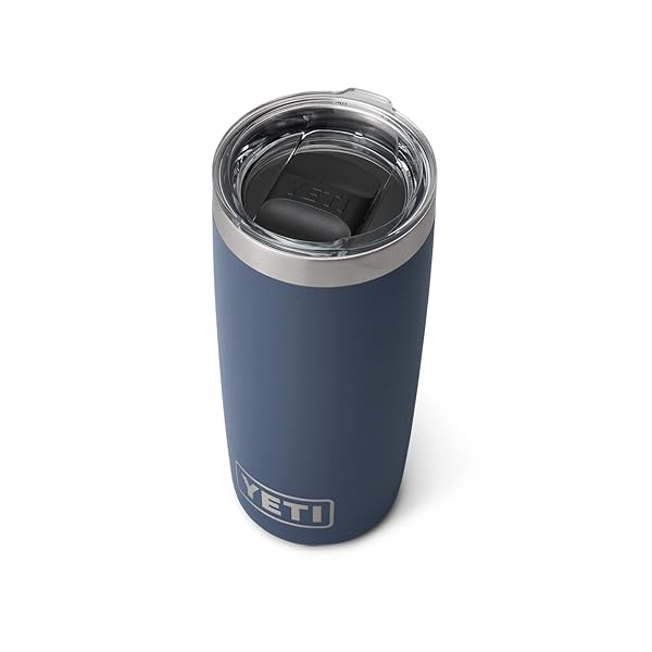 YETI Rambler 10 oz Tumbler: Stainless Steel, Vacuum Insulated, Navy with MagSlider Lid