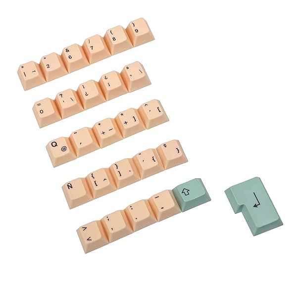 YMDK Hami Melon DYE Sublimated PBT Keycap Set for MX Mechanical Keyboards 104 87 61 Filco YMD96 KBD75 FC980M Minila Spain ISO Kit