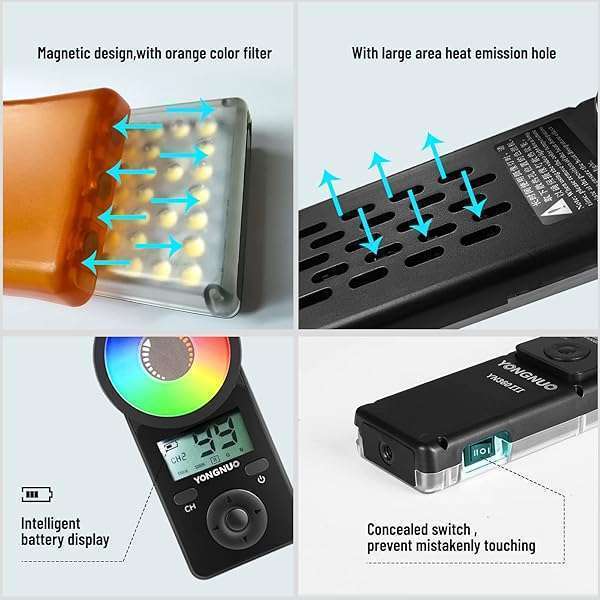 YONGNUO YN360 III: Upgraded Bi-Color LED Video Light with RGB, App Control & 2.4G Remote - Perfect for Photography! - Image 5