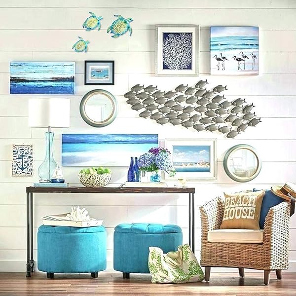 YOUIN Set of 3 Metal Sea Turtle Wall Art - Beach Theme Decor for Indoor & Outdoor Spaces - Image 7