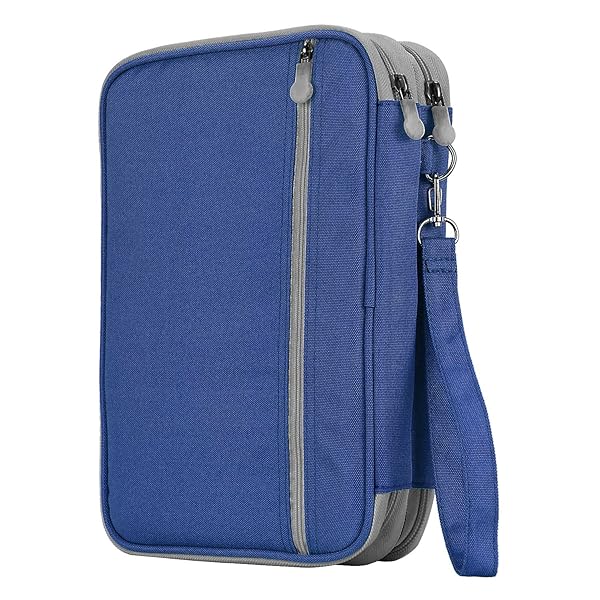 YOUSHARES 192 Slots Colored Pencil Case - Large Capacity Organizer for Prismacolor, Gel Pens & Markers (Blue) - Image 6