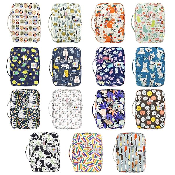 YOUSHARES 166-Slot Colored Pencil Case Organizer with Zipper & Wrap - Perfect for Prismacolor & Gel Pens (Sports Cat Design) - Image 8