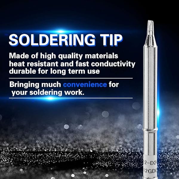 YWBL-WH T12 Series Soldering Iron Tips for FX-951 - Replacement T12-D24 Welding Tool Tips - Image 5