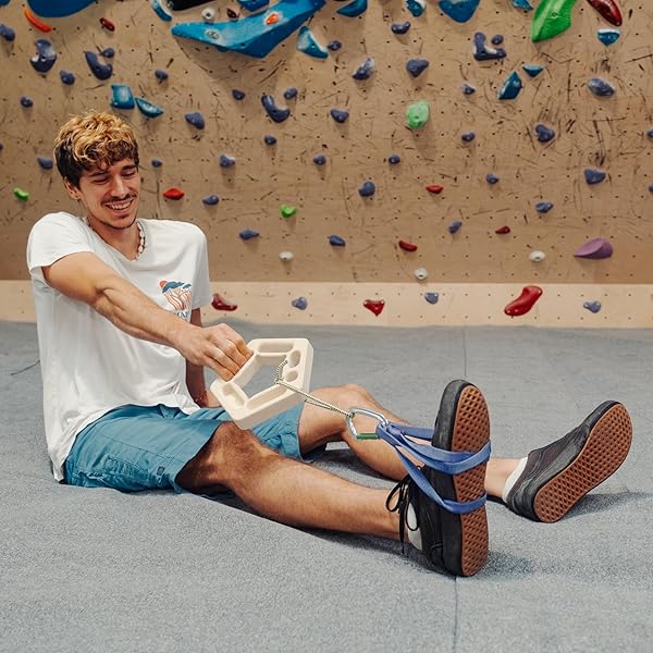 YY VERTICAL Wooden Climbing Hang Holds: Perfect for Home Training & Finger Strengthening - Image 9