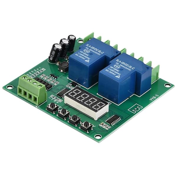 YYB-5 12V/24V Motor Control Board: Forward/Reverse Relay Timing Cycle Module - Image 3