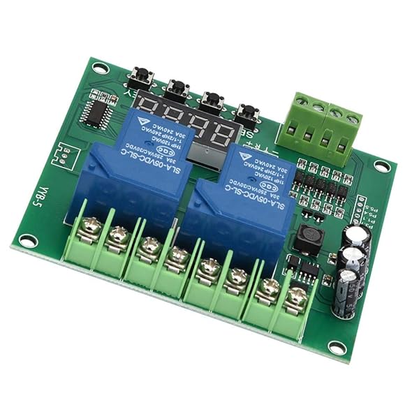 YYB-5 12V/24V Motor Control Board: Forward/Reverse Relay Timing Cycle Module - Image 8