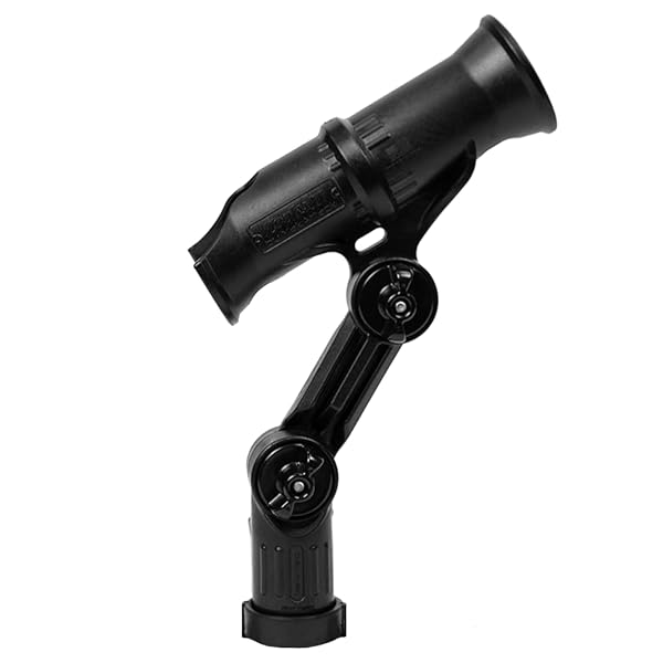 YakAttack YakAttack Zooka II Rod Holder: Perfect for Spinning & Casting Rods with LockNLoad Base