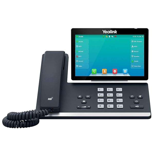 Yealink T57W IP Phone: 16 VoIP Accounts, 7-Inch Touch Screen, Wi-Fi & Gigabit Ethernet - SIP-T57W Features - Image 3