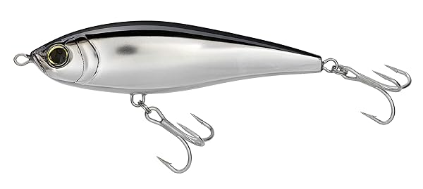 "Yo-Zuri R1432-CSBL Hydro Twitchbait 150mm (6") - Silver Black Fishing Lure for Ultimate Performance"
