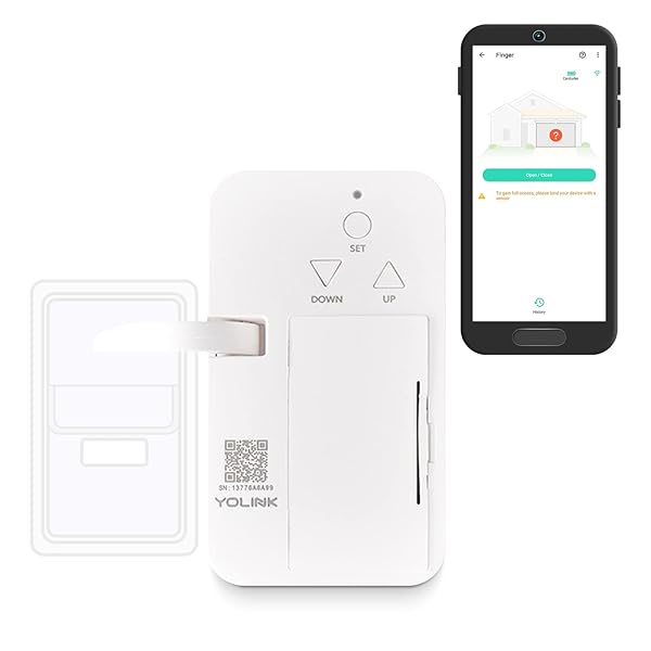 YoLink Finger Remote Control Garage Door Opener 1/4 Mile Long Range Operator Controller Requires YoLink Hub - Image 2