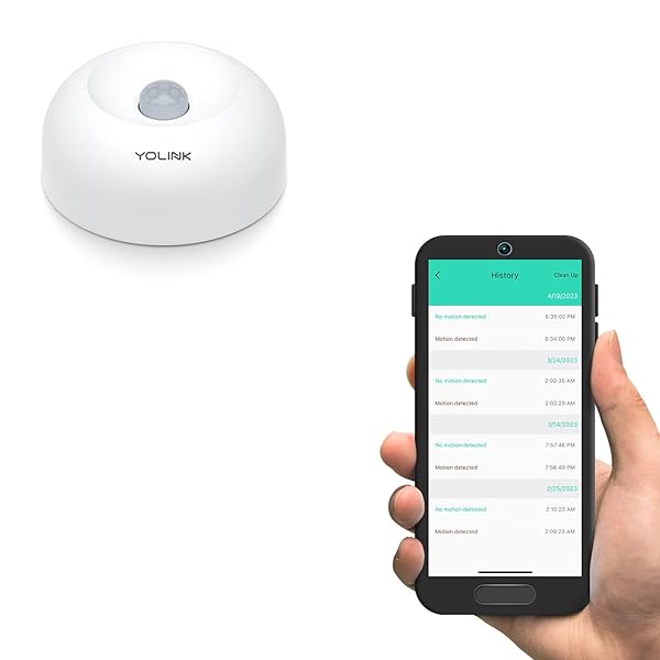 YoLink LoRa Smart Motion Detector: 1/4 Mile Wireless Range, Alexa & IFTTT Compatible - Image 2