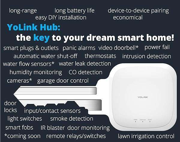 YoLink Smart Power Fail Alarm: AC Outage Alerts via App, SMS & Email - Long-Range Wireless Monitoring - Image 8