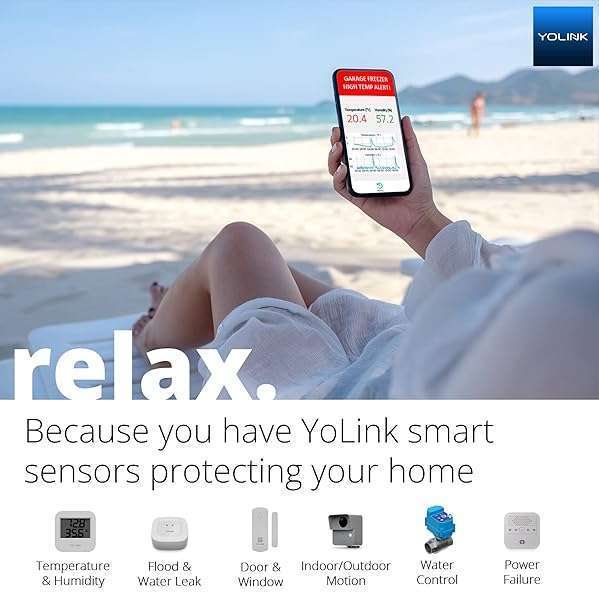 YoLink Smart Power Fail Alarm: AC Outage Alerts via App, SMS & Email - Long-Range Wireless Monitoring - Image 10