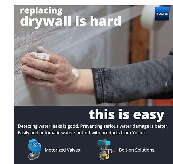 YoLink Water Leak Sensor: 1/4 Mile Range, 105dB Siren, Alexa & IFTTT Compatible - Ultimate Smart Home Protection - Image 9