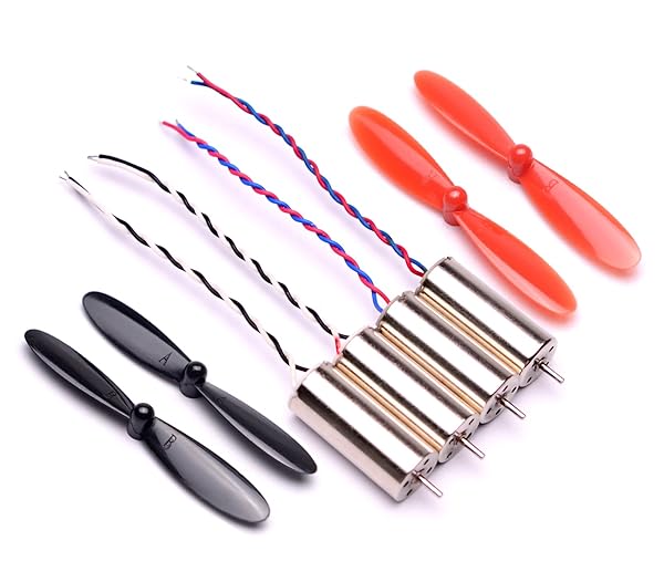 YoungRC 8520 Coreless Motor 8.5x20mm Brushed with 55mm CW CCW Propeller for DIY Micro QX95 QX110 Quadcopter RC Drone - Image 5