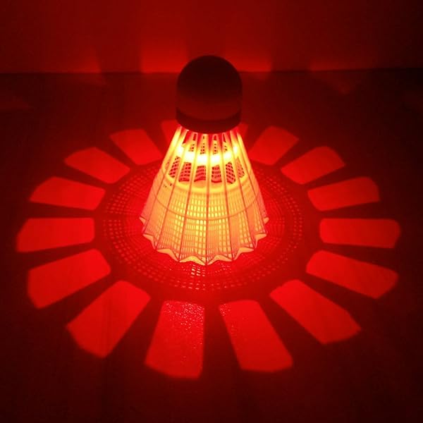 ZHENAN LED Badminton Shuttlecocks - Glow in the Dark Birdies for Indoor & Outdoor Sports (5pcs) - Image 4