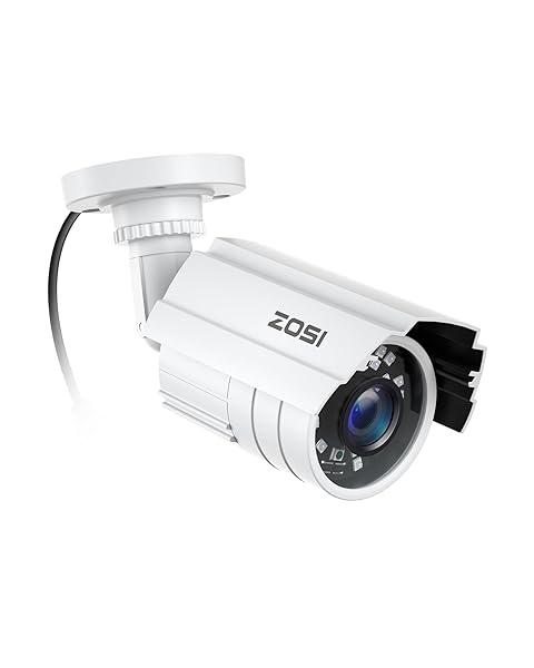 ZOSI 1080P HD CCTV Security Camera - 4-in-1 Indoor/Outdoor, 80ft Night Vision, Aluminum, Compatible with 960H to 4K DVR