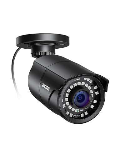 ZOSI 1080P HD Bullet Security Camera - 120ft Night Vision, 4-in-1 CCTV for Indoor/Outdoor Use