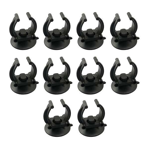 ZRM&E 10pcs Fish Tank Heating Rod Sucker Fixing Clip 35mm Aquarium Heater Suction Cups for Fish Tank and Diving Lamp Silica Gel Suckers