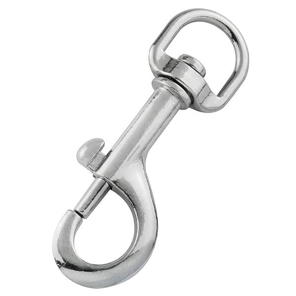 ZZLZX 4PCS Stainless Steel Swivel Eye Bolt Snap Hooks for Flags, Ropes, and Outdoor Use - Durable Clips for Carabiners & Dog Chains - Image 4