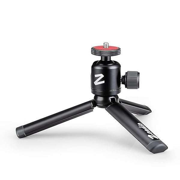Zeadio Metal Mini Tripod & Ball Head Mount: Perfect for Smooth 4, Osmo Mobile, Vimble 2 & All Cameras