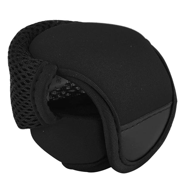 Zerone Zerone Baitcast Reel Cover Case - Breathable Soft Protector for Fishing Reels (Black)