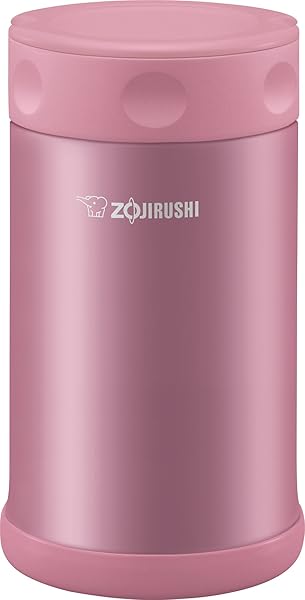 Zojirushi Zojirushi 25-Ounce Stainless Steel Food Jar in Pink - Perfect for Hot & Cold Meals