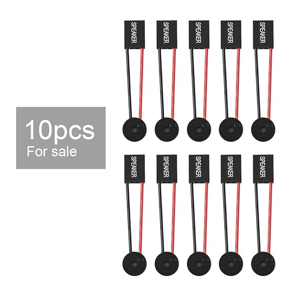 Zopsc 10pcs PC Computer Mainboard Internal Speaker Parts Desktop Mainboard Case Computer Beep Buzzer Speaker Connector Plug