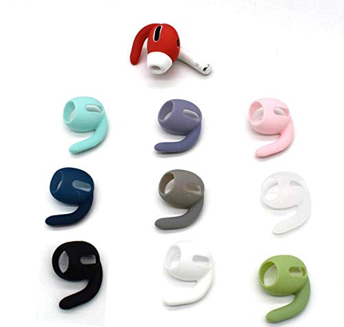 Zotech 10 Pairs AirPods Pro Ear Hooks Secure Anti Slip Covers in Multiple Colors for 1st and 2nd Gen